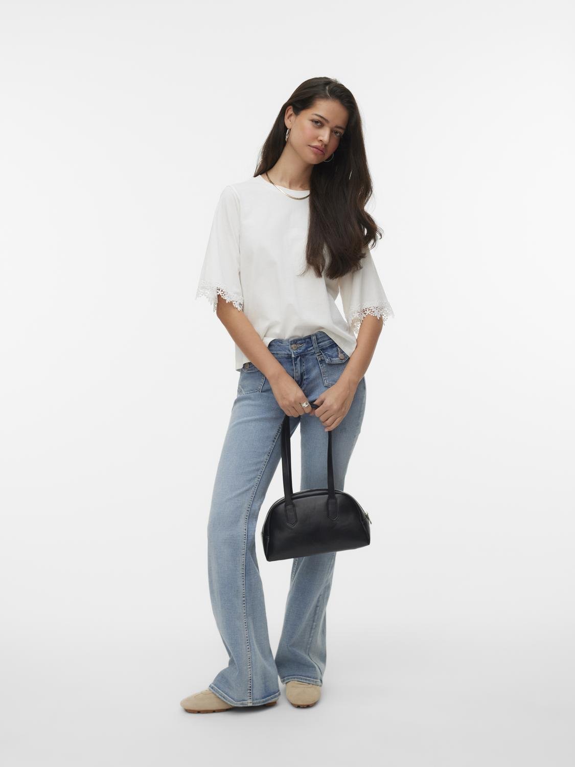 VMLYLA Top - Snow White - VERO MODA & VILA Bergvik